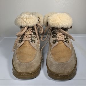 EMU Ridge Women's Boots Sheepskin Laceup Size 9M